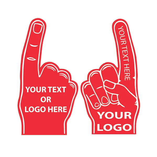 Popular Custom Shape Shocker Finger Cheering Eva Foam Hand