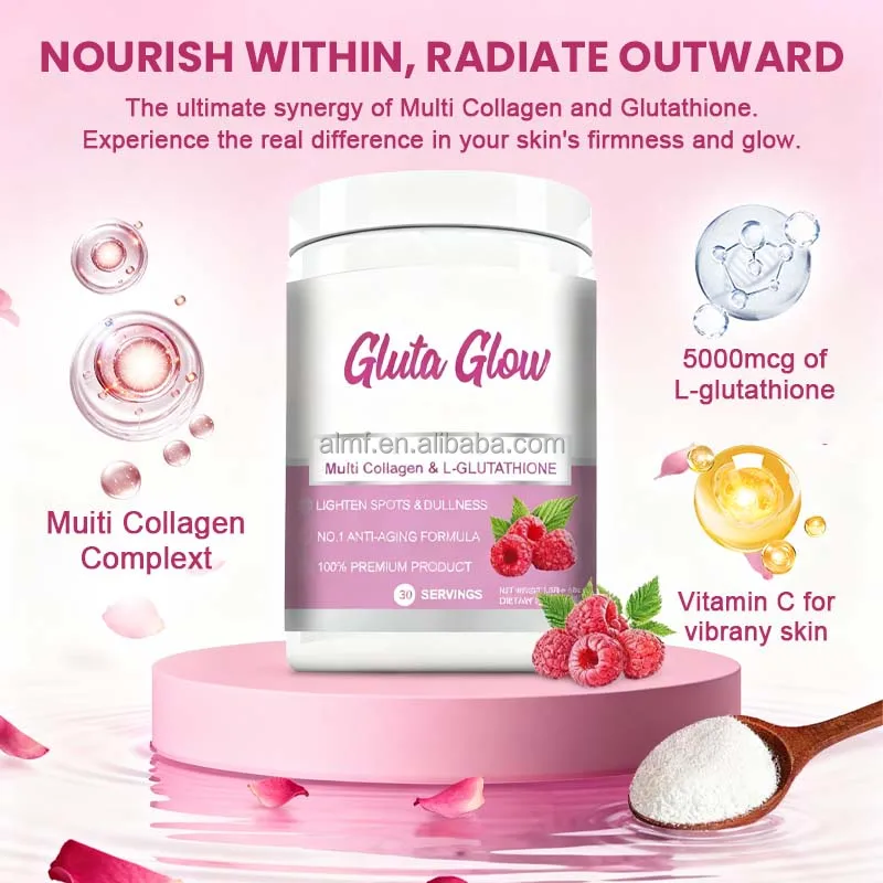 gluta glow glutathione pills Gluta Glow Sparkle L Glutathione Multi Collagen Peptides Biotin Vitamin C  Hyaluronic Acid Brighten Skin Anti Aging Glow Powder| Alibaba.com