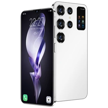 Wholesale S24 Ultra Android SmartPhone 5G 16GB+1TB Dual SIM Dual Standby Unlocked 144Hz Display 108MP Rear Camera Mobile Phone