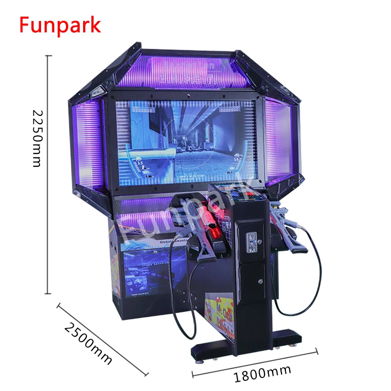 FunPark  New Kids Arcade Shooting Gun Game Machine Coin Operated Game Shooting Machine for Sale for Entertainment Center details
