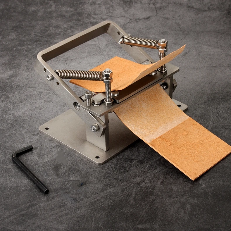 thumbnail image 2 of Baver 809BP Leather Edge Skiving Machine – Manual Splitter & Paring Tool For Leather Craft 2 of 6
