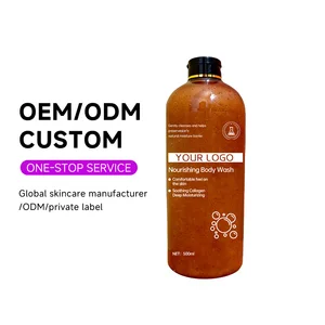 OEM ODM Wholesale Liquid Niacinamide Gel Smooth  Moisturizing Whitening Shower Olive Oil Deep Cleansing Nourishing Body Wash