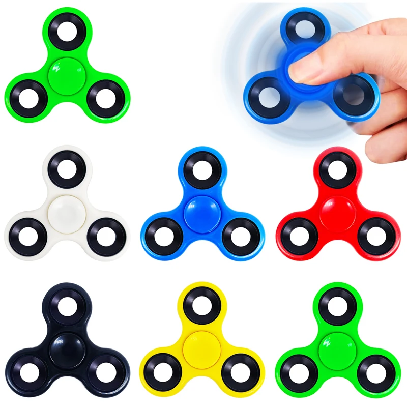 Factory Direct Sale Fidget Spinners Custom 3d Cartoon Logo Promotion Cheap Plastic Metal Finger Flying Fidget Spinner