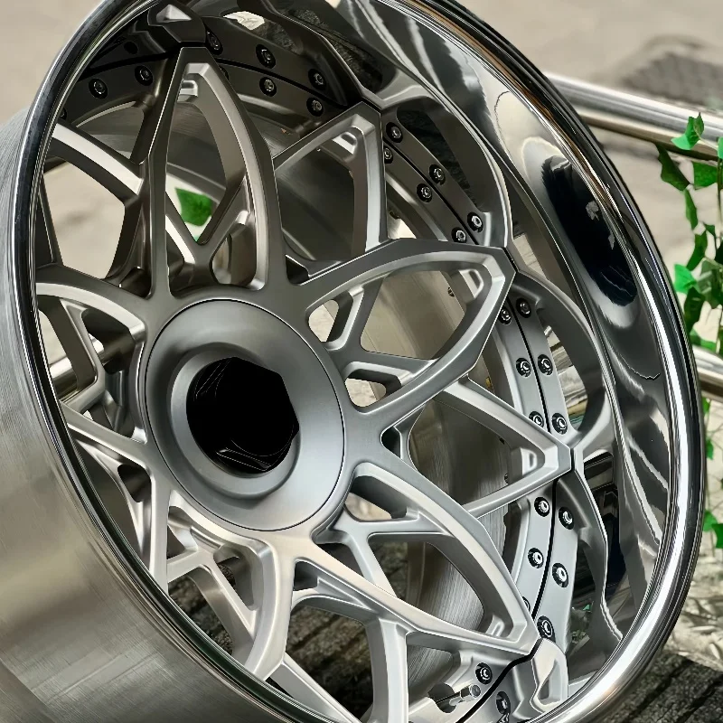 XINLAI Custom Deep Lip Deep Concave Polished 2-piece 5x112 5x114.3 5x120 18 19 20 21 22inch Forged Wheels for E30 E60 F30 M4 M5 - Image 3