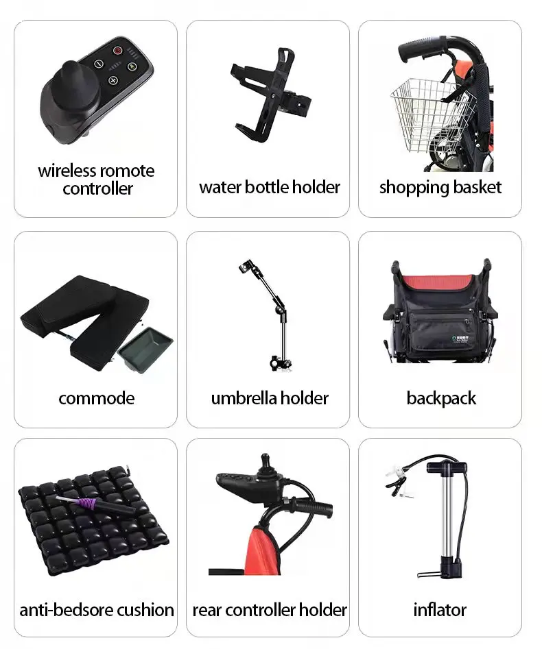 remote controller standing wheelchair Rehabilitation Therapy Supply Manual Standing Wheelchair handicapped wheelchairs-BZ-TM01 details