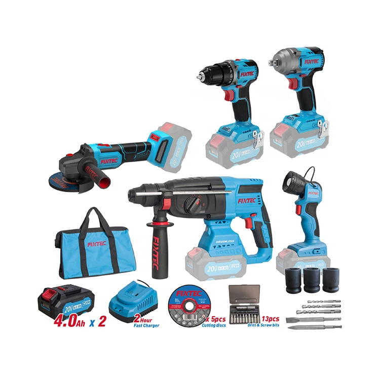 FIXTEC Cordless Tool Kits - Versatile Power Tools for All