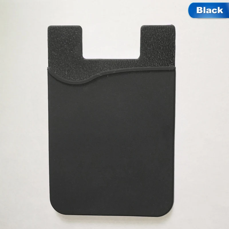 Sublimation Silicone Card Holder Black-22734