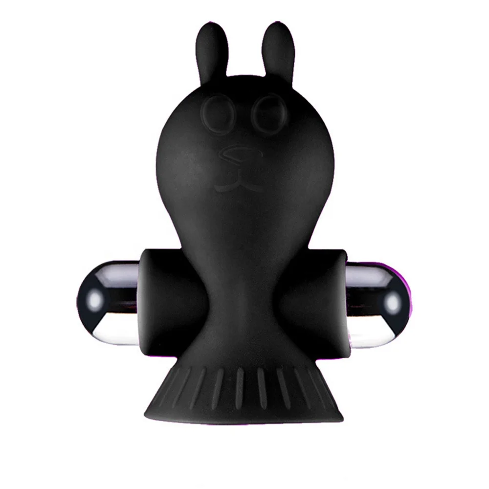 Silicone Suction Cup Bunny Rabbit Vibrator Breast Nipples Stimulator Clit Sucker Sex Toy for Women Silicone Suction Cup Bunny Rabbit Vibrator Breast Nipples Stimulator Clit Sucker Sex Toy for Women