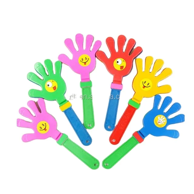 Бразильский пластиковый ручной Хлопушка пользовательский пластиковый ручной хлопушка для игр и рекламного логотипа