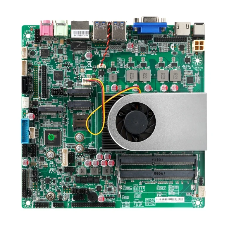 Intel Core I7 Motherboard 8565U Quad Core 2*SO-DIMM DDR4 M.2 Win10 11 Linux HD VGA LVDS GPIO  2 LAN  Mini Itx Motherboard