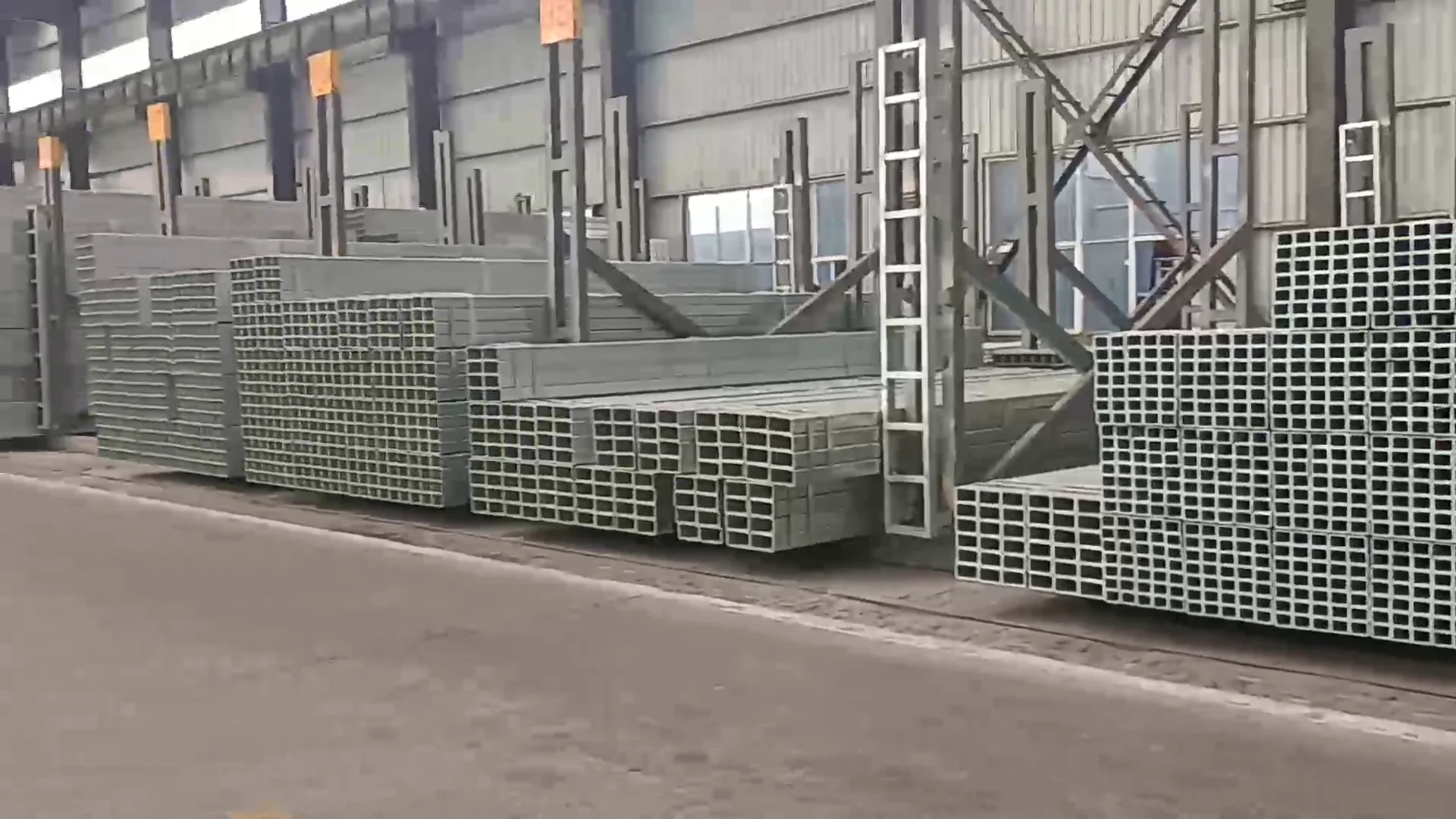 Galvanized Furniture Square Tube Steel A500 2 1/2 X 2 /12 14 Gauge