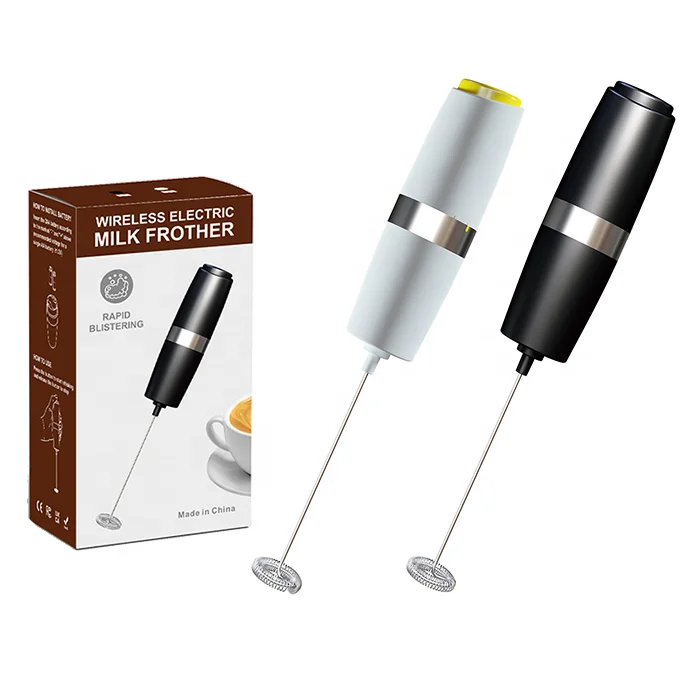 2024 Лидер продаж миксер для молока с батарейкой блендер пенообразователь электрический ручной вспениватель