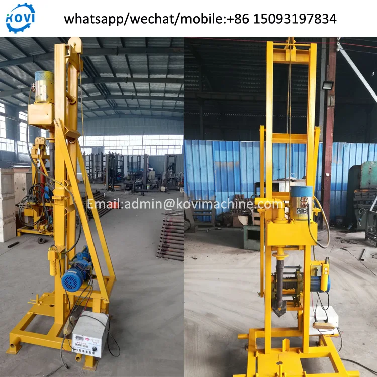 Portable Borehole Water Well Drilling Machine for Small Hydraulic Water Well Drilling Rig Machine Price
