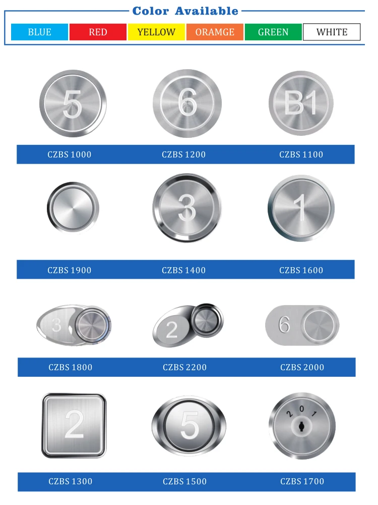 Bouton D'ascenseur Inox Remplacement - Pour étage 1 - Taille 3,6x3,6 Cm - Brillant Et Solide