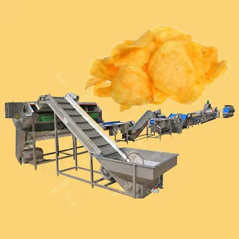 Multifunctional Frozen French Fries Machinery Processing Line Potato Chip Production Line Price Customized