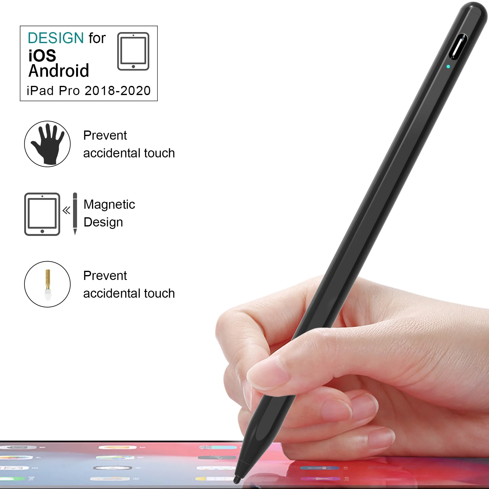 Дополнительный магнит подходит для телефонов Apple Android и планшетов в обычном режиме стилус для планшета
