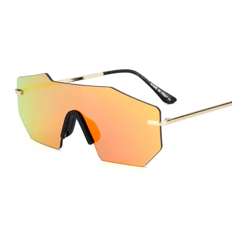 Accessoires Sonnenbrillen Retro Brillen Modische Sonnenbrille in rose & gold 