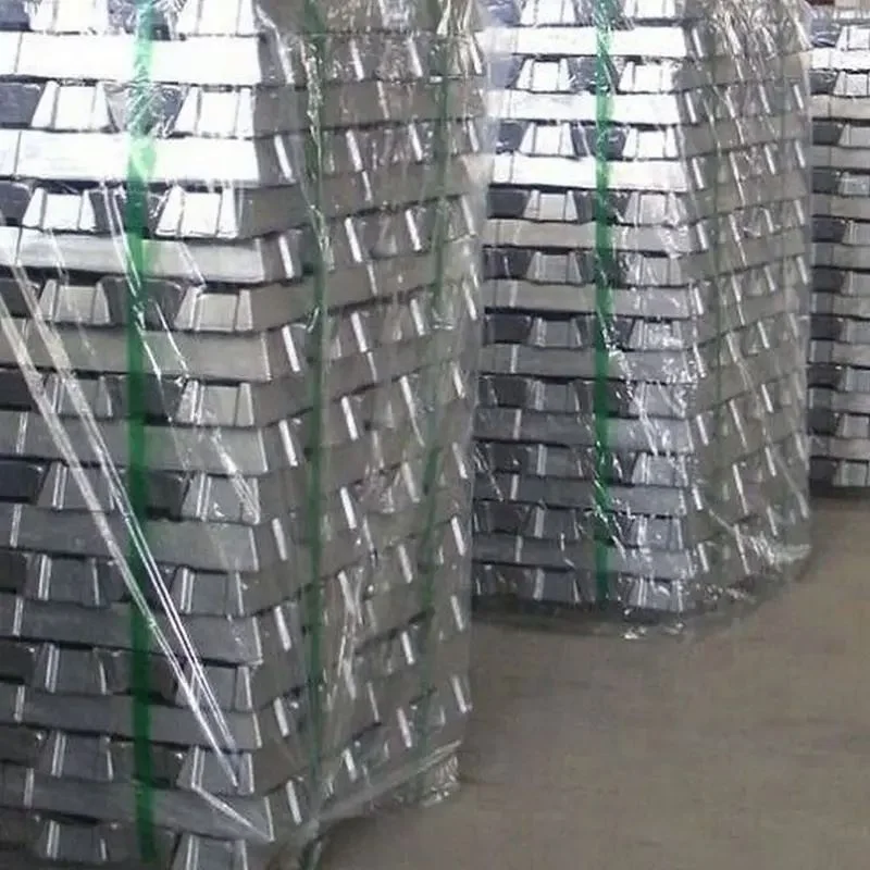 3# Environmentally Friendly 99.99% Zinc Alloy Zamak Ingot Casting Jewelry Raw Materials for Metal Jewelry Die-casting