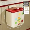 Wall-mounted trash can for fruit and vegetable paradise