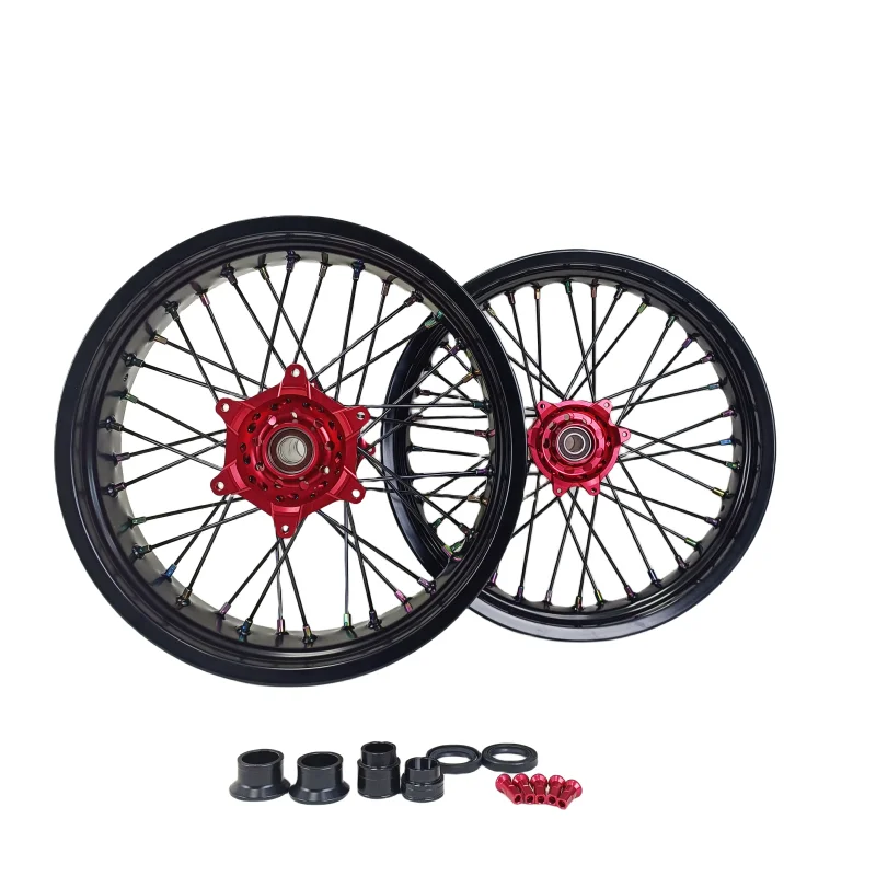 Modify Supermoto Wheels Set 16 17 Inch Supermoto Wheels With Hub For