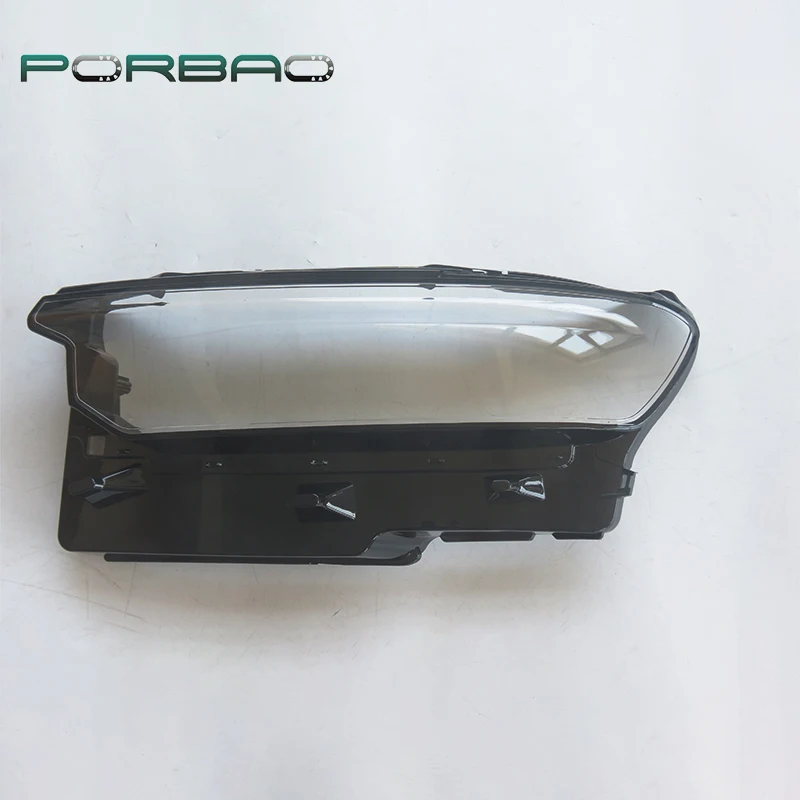 PORBAO New Style Black Border Transparent Headlight Lens