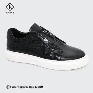 LANCI OEM Shoe Factory Customize Supplier Custom Manufacturers Men's Wholesale Leather Walking Style  Sports Man Skateboard