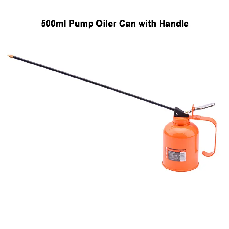 High Pressure 500ml Lubricating Oiler / Oil Can Spray Gun Pot Plastic