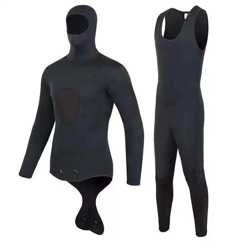 Custom Hooded Neoprene Wetsuits Camo Freediving Spearfishing 1.5mm 3mm