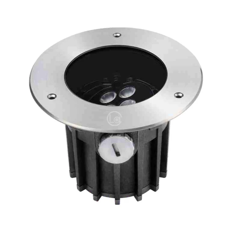 High Power Ip67 Waterproof Adjustable Angle Ground Buried  Outdoor Inground Flood Uplight Led Underground Light