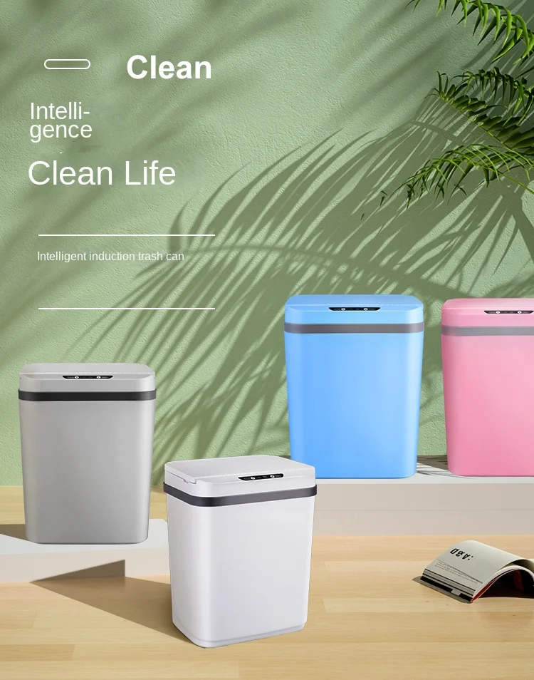 Wholesale 8/15/24/35l Pp Plastic Household No Lid Rectangular Trash