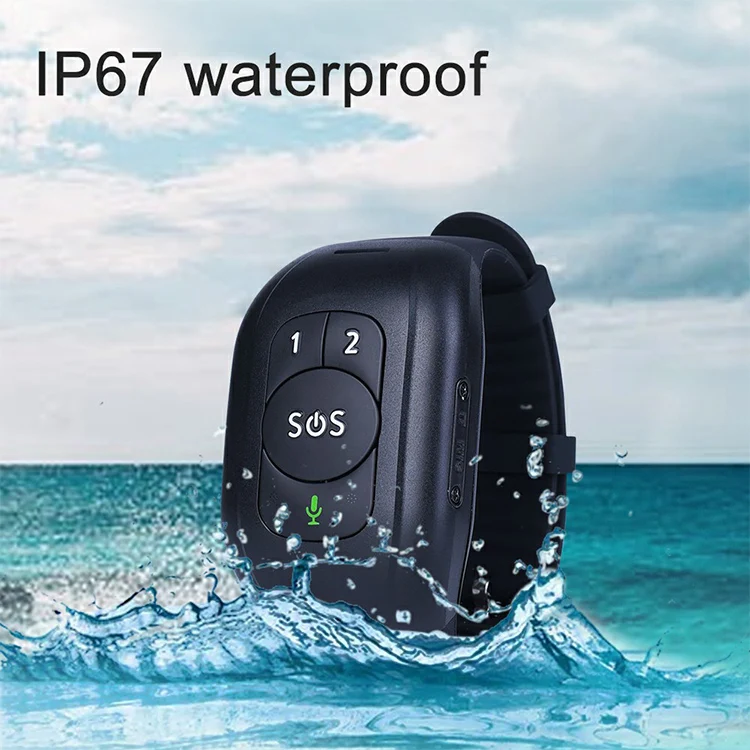 Tycho V48 4G GPS Smart Watch Fall Detection Seniors Waterproof GPS SOS Watch