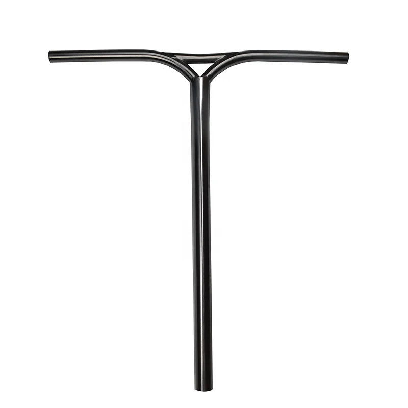 Oversized ultralight Gr9 high strength Y shaped pro stunt scooter handle bars titanium scooter bars