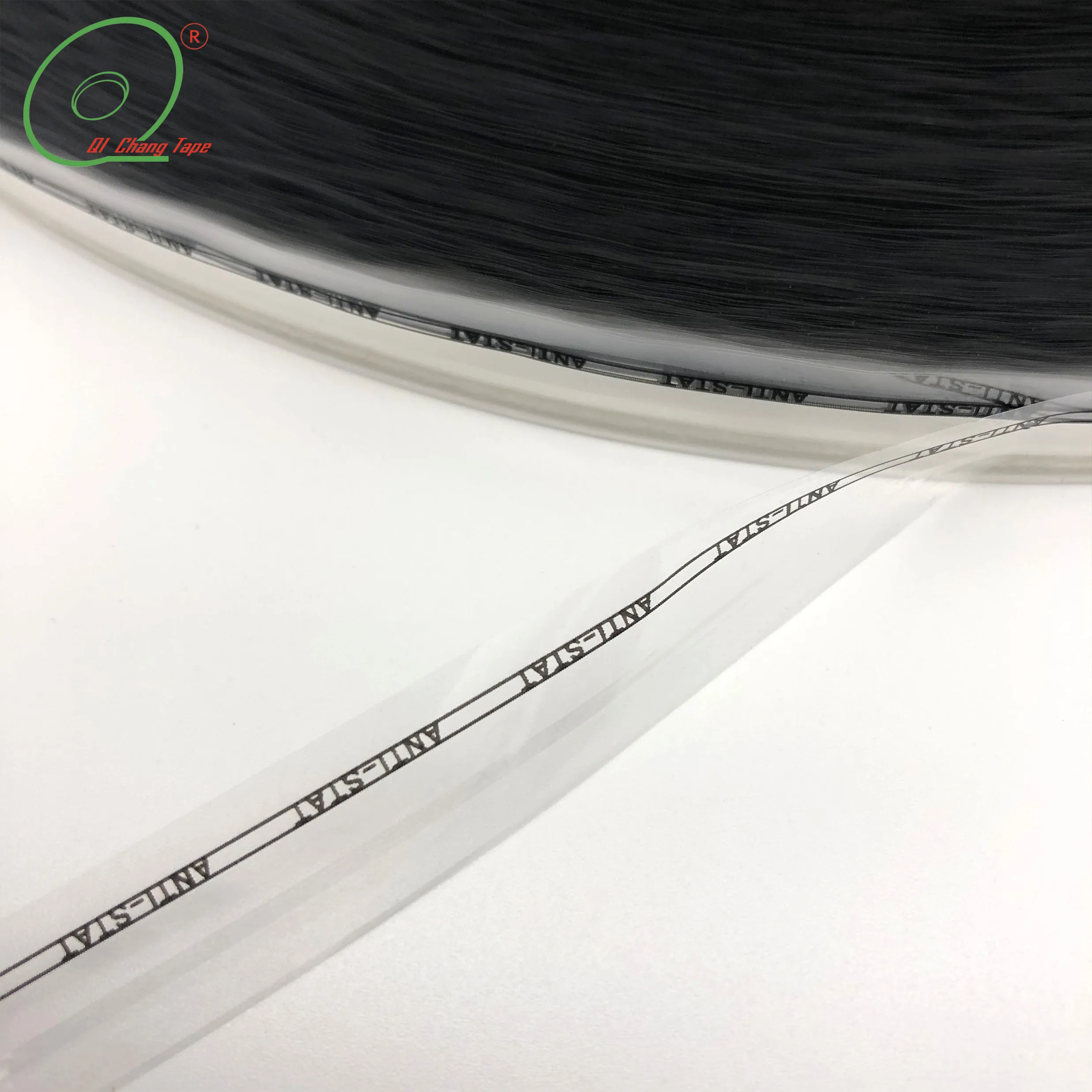 7mm Glue Antistatic Bopp Film Resealable Bag Sealing Tape with Red Liner Printing for Ldpe Polybag supplier