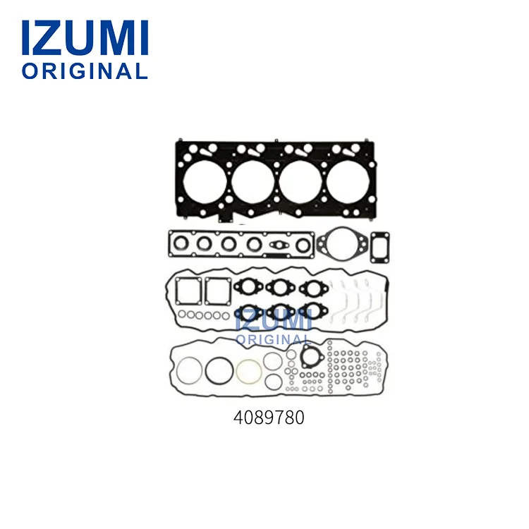IZUMI ORIGINAL-dieseldel for Cummins ISBE- og ISBE4-motorer: Overhaling – sett med øvre motorpakninger 4089780