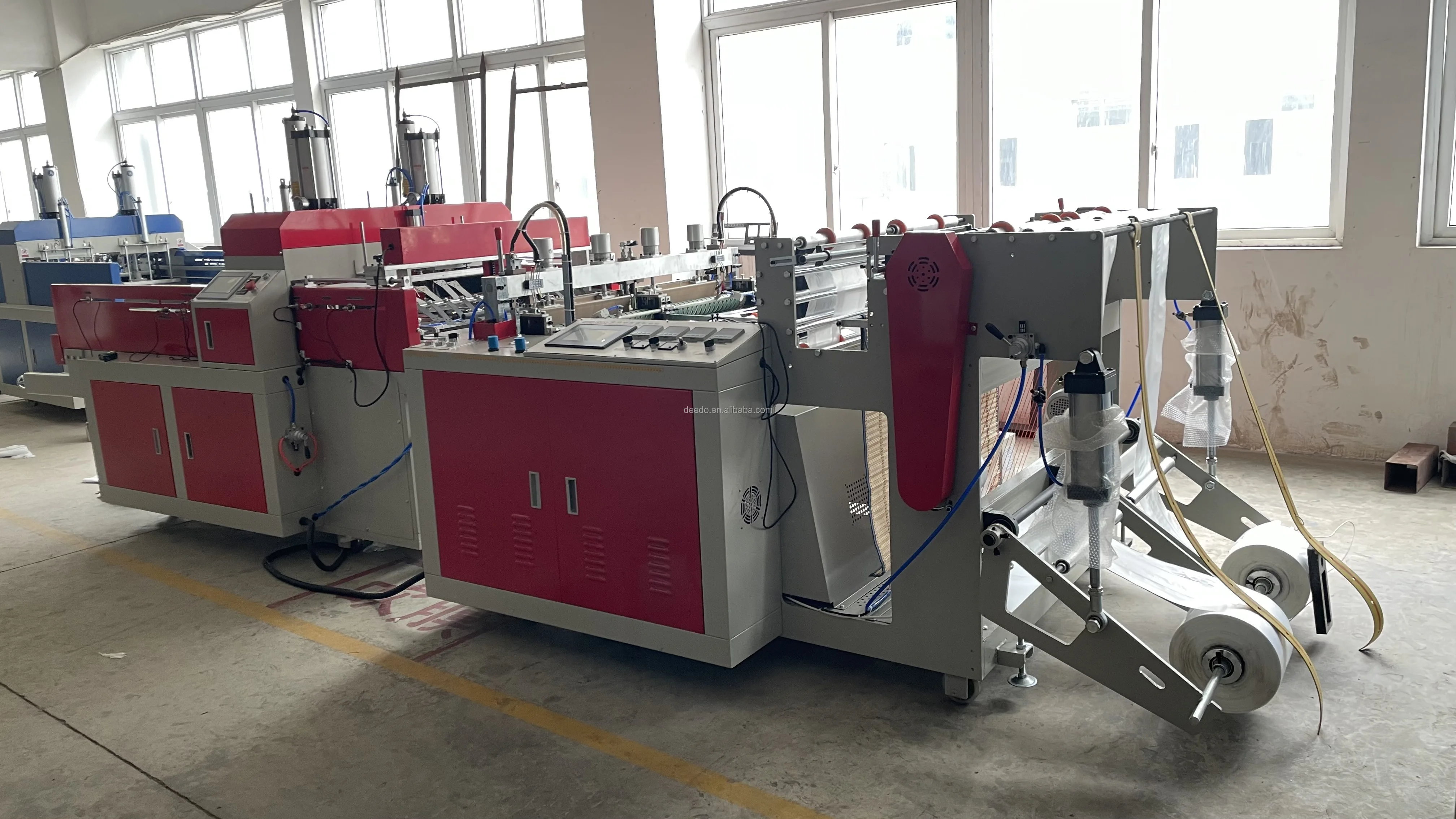 Full Automatic Plastic Bag Machine Making High Speed Plastic Bags