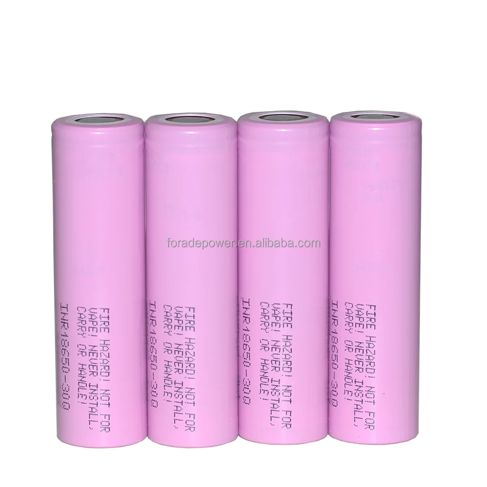 Original 3.6v Inr1865030q 18650 3000mah Continuous 30a Power Tool