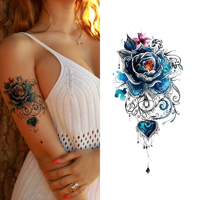 Animal Design Temporary Tattoo Sticker Non-Toxic Waterproof and Sweat Proof Printed on Body Paper for Party Use