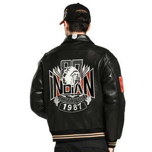 Cow Pure Genuine Leather Jacket Winter Leather Jacket Men