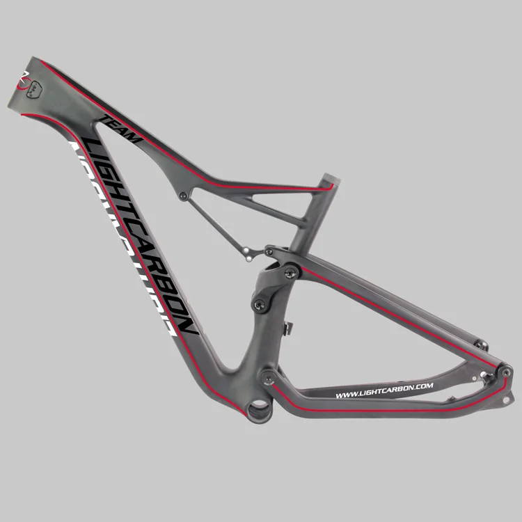 フルサスペンション付き29erカーボンマウンテンバイクフレーム、中国