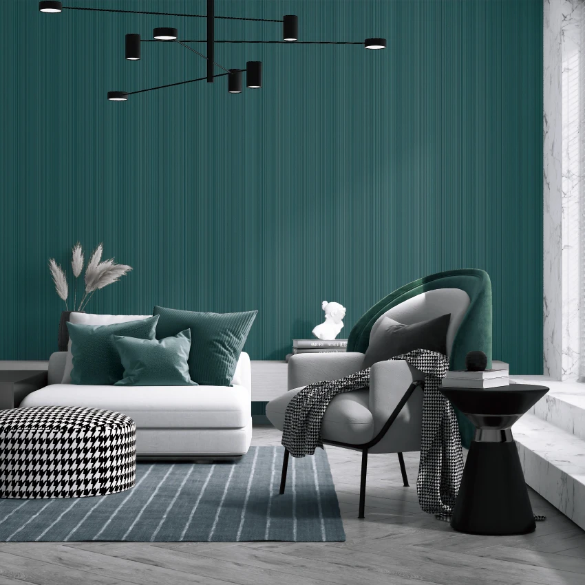 Classic Straw Texture Wallpaper Plain Solid Color Wall Paper Simple Modern Non Woven Wallpaper