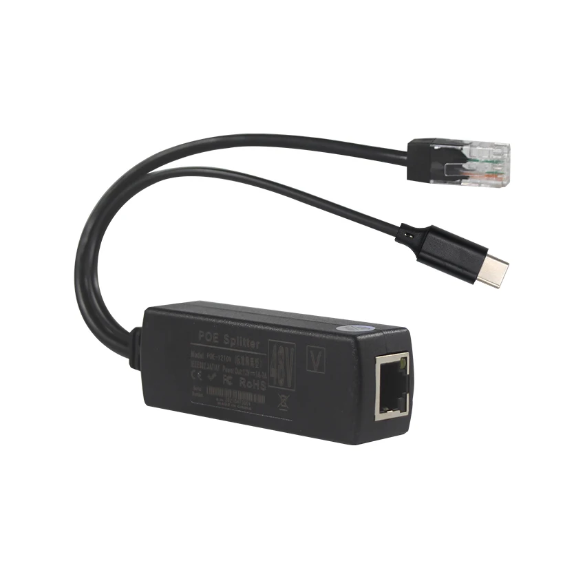 with RJ45 DC Cable Ethernet Poe Adapter 25