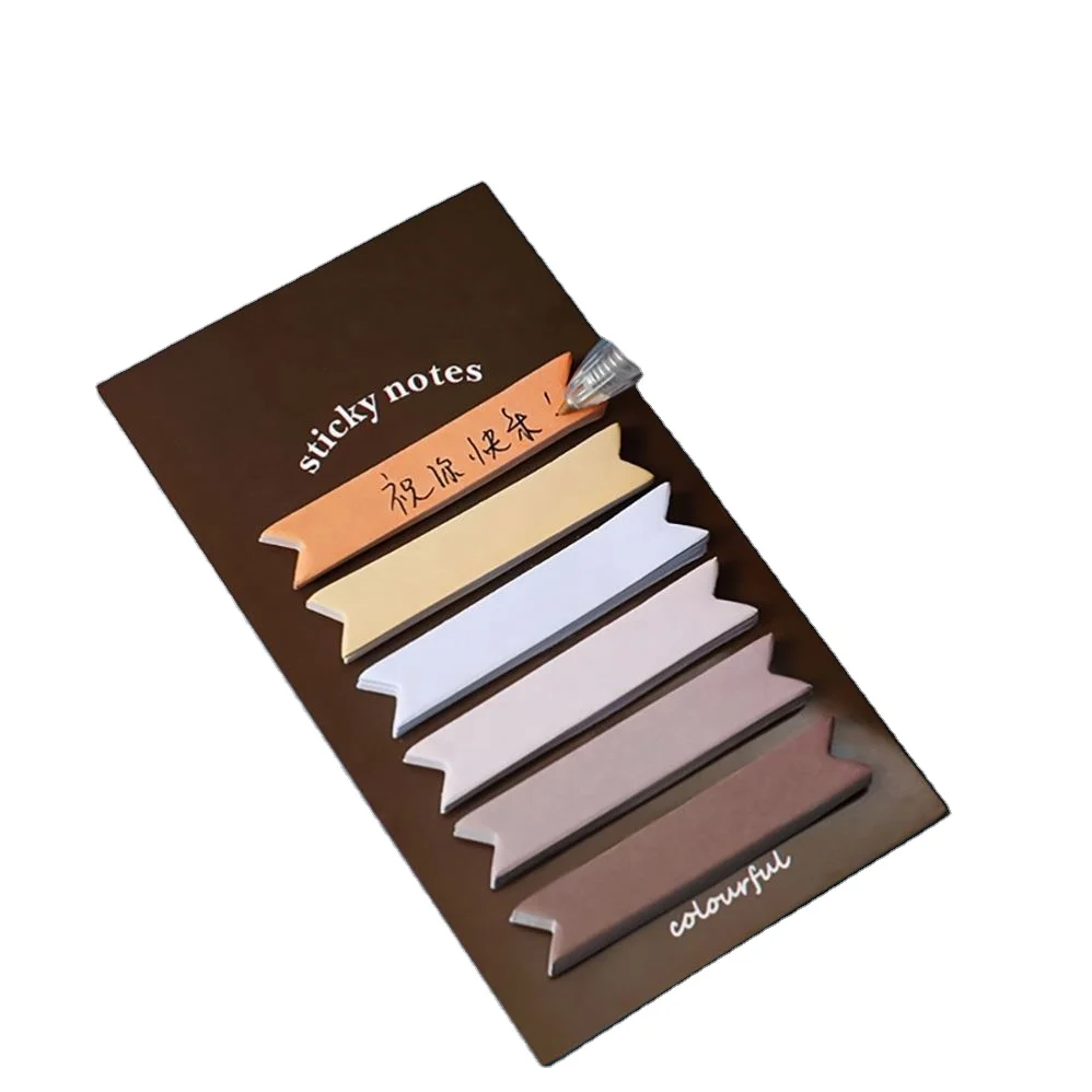 Wholesale Custom Sticky Index Tabs Sticker Post Note Page Markers Writable Note Tabs Self Adhesive Bookmark