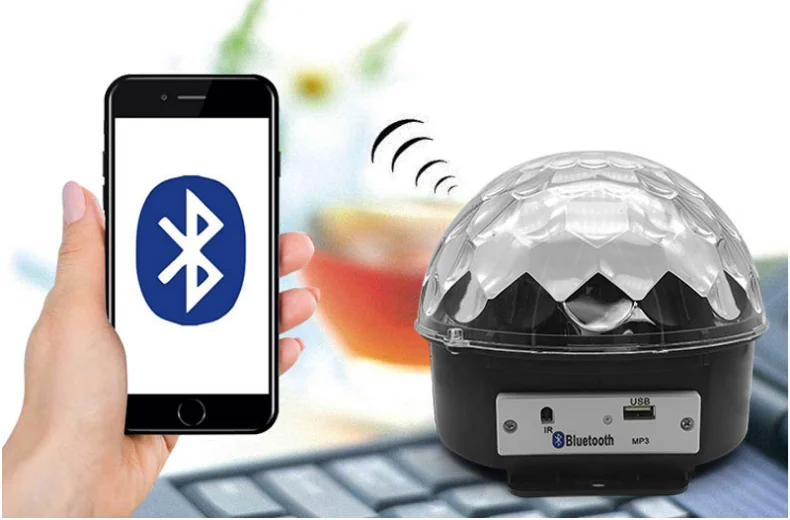 JK106 for Party RGB MP3 Led Magic Ball Light with bluetooth Speaker