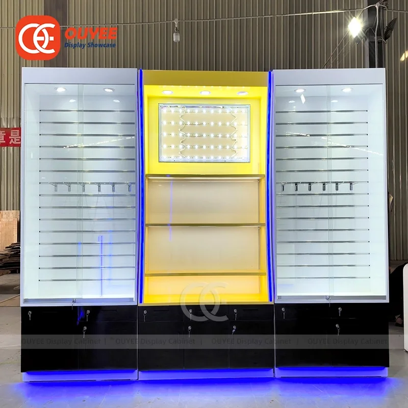 Factory High Quality Mobile Phone Display Stand for Cell Phone Shop Interior Design  Phone Repair Store Counter