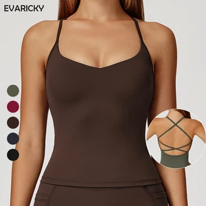 Top Selling Products in Ladies Yoga Sports Top Femme Selling Products Active Wear Fashion Women's tank Tops for Women