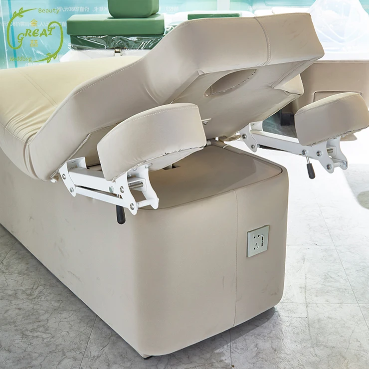 Facial Spa Massage Table Chair Electric Portable Facial Chair Treatment
