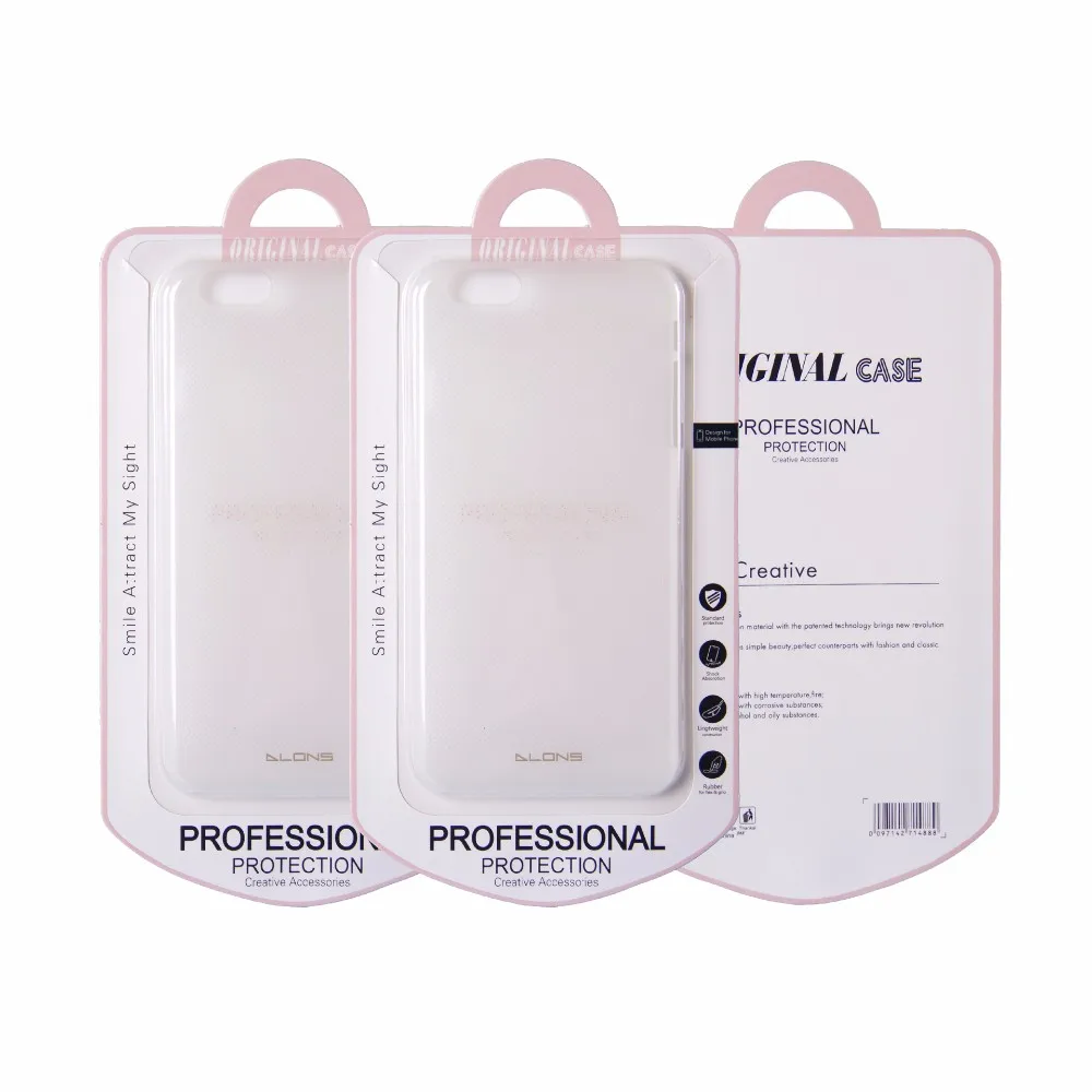 Custom Cell Phone case Retail Blister Plastic Packaging Box Phone case Packaging Customized logo