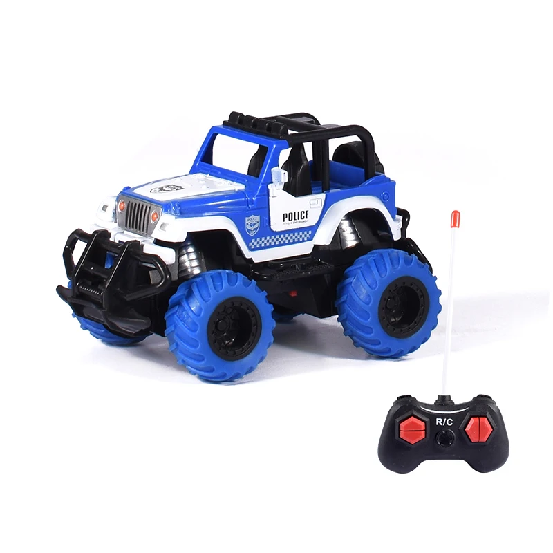 Rc Car Model 4ch Blue Durable Remote 