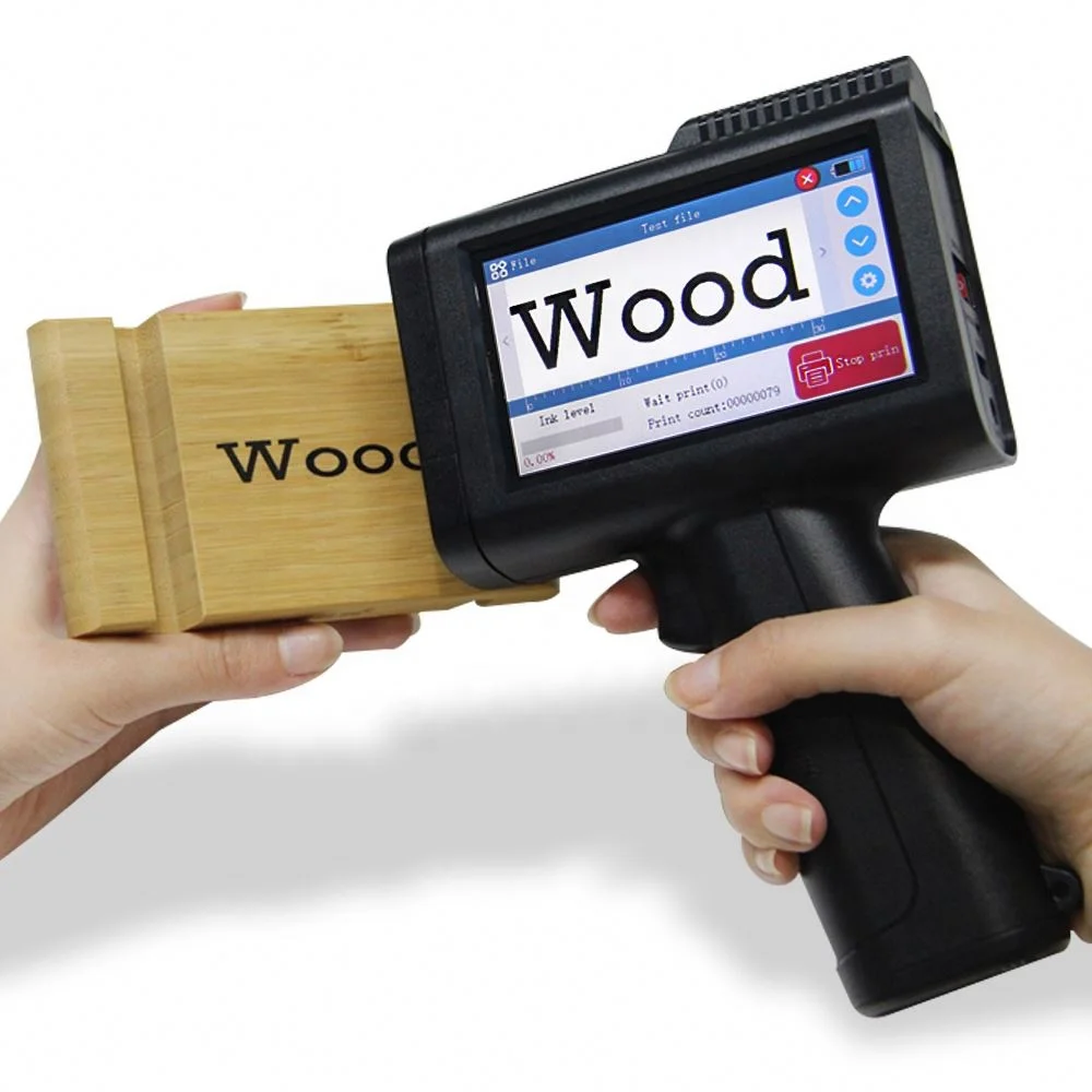Hand Inkjet Portable Printer Logo Batch Expiry Date Handheld Inkjet Printer Dating Coding Machine