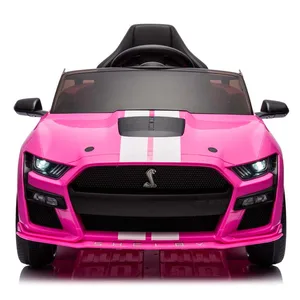 Licensed Ford Ride on Car with Remote Control 12V Electric Toy Low Door Model for Kids 2-7 Years